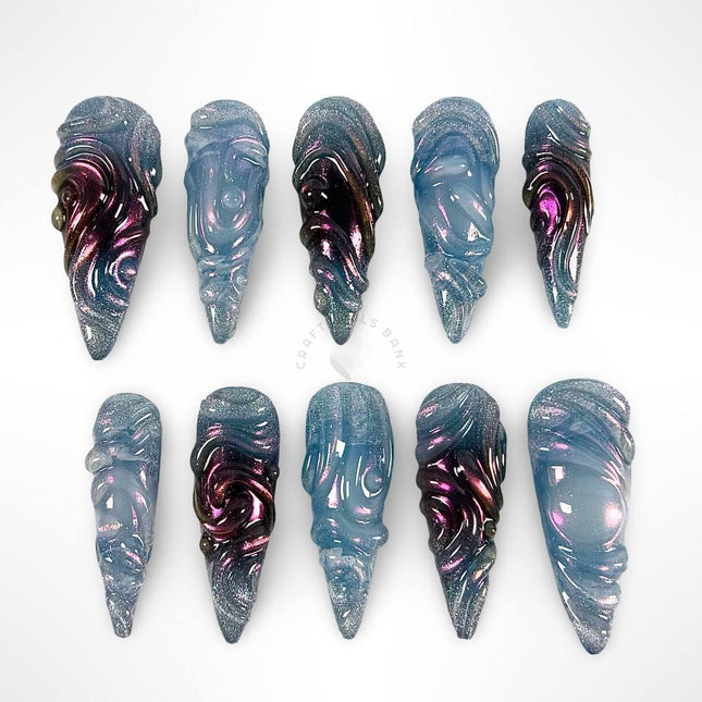 Purple Galaxy - Press On Nails